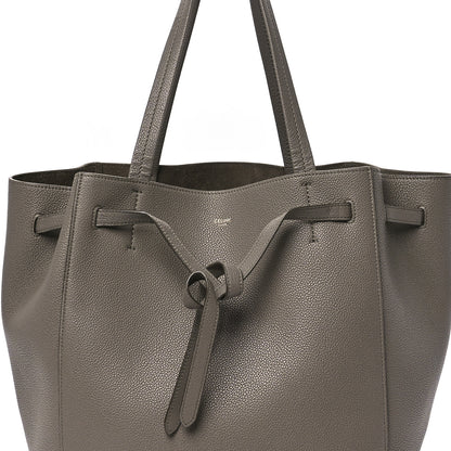 Celine Soft Grained Calfskin Small Belt Cabas Phantom Taupe 8 of 12