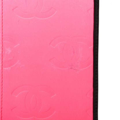 Chanel Calfskin Quilted Cambon Yen Wallet Black White 9 of 9