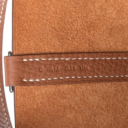 Hermes Taurillon Clemence Picotin Lock 22 MM Gold 7 of 10
