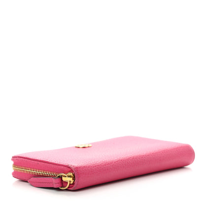 Gucci Dollar Calfskin GG Marmont Zip Around Wallet Box Pink 4 of 13
