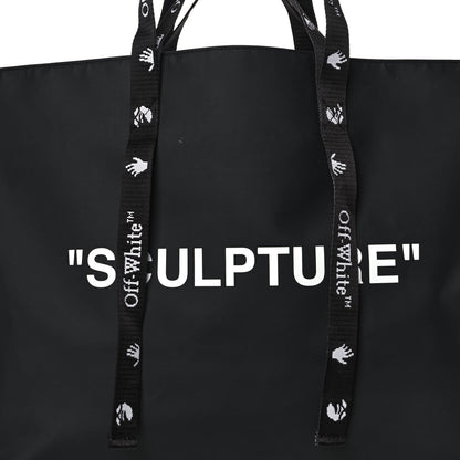Off-White Nylon Sculpture Tote Bag Black 7 of 13