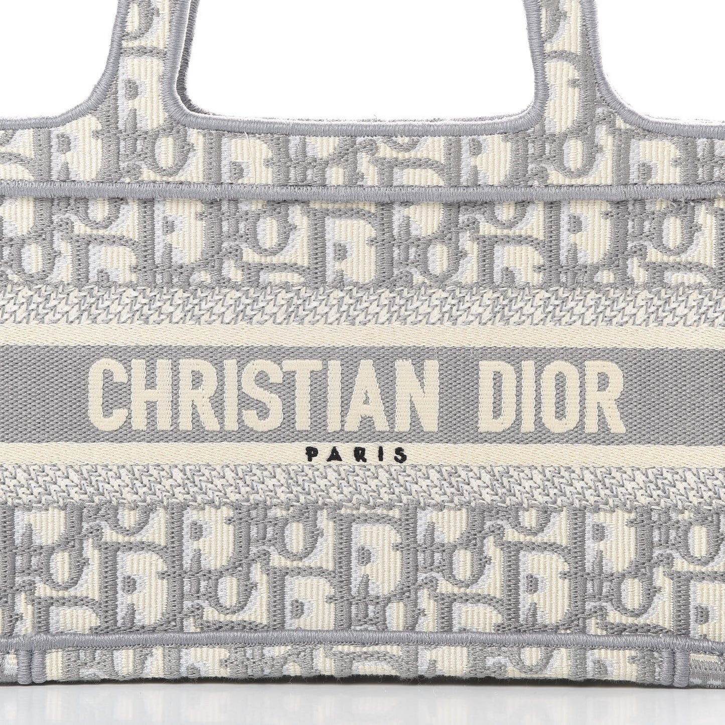 Oblique Mini Book Tote Grey Multicolor
