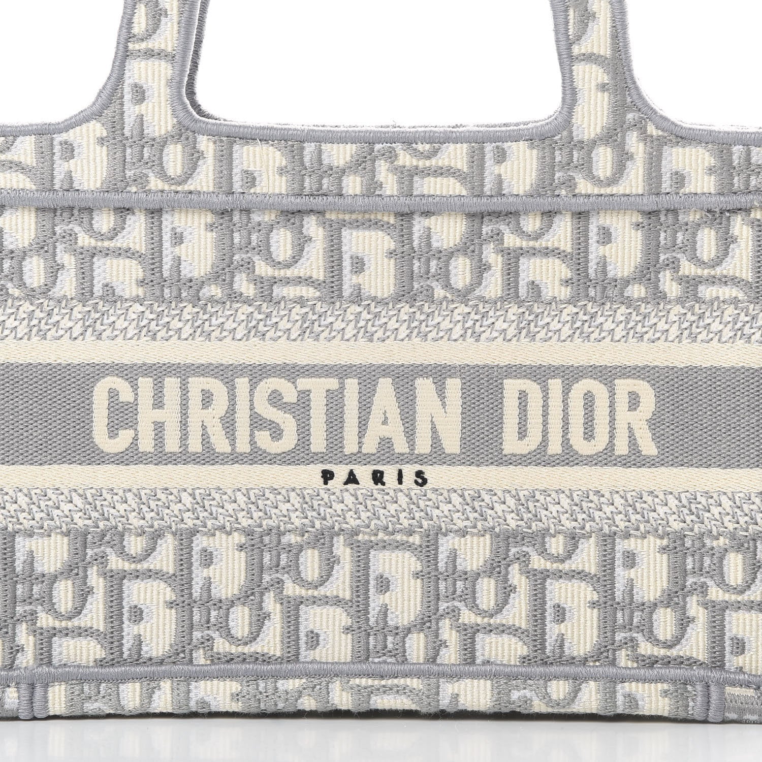 Christian Dior Oblique Mini Book Tote Grey Multicolor 8 of 11