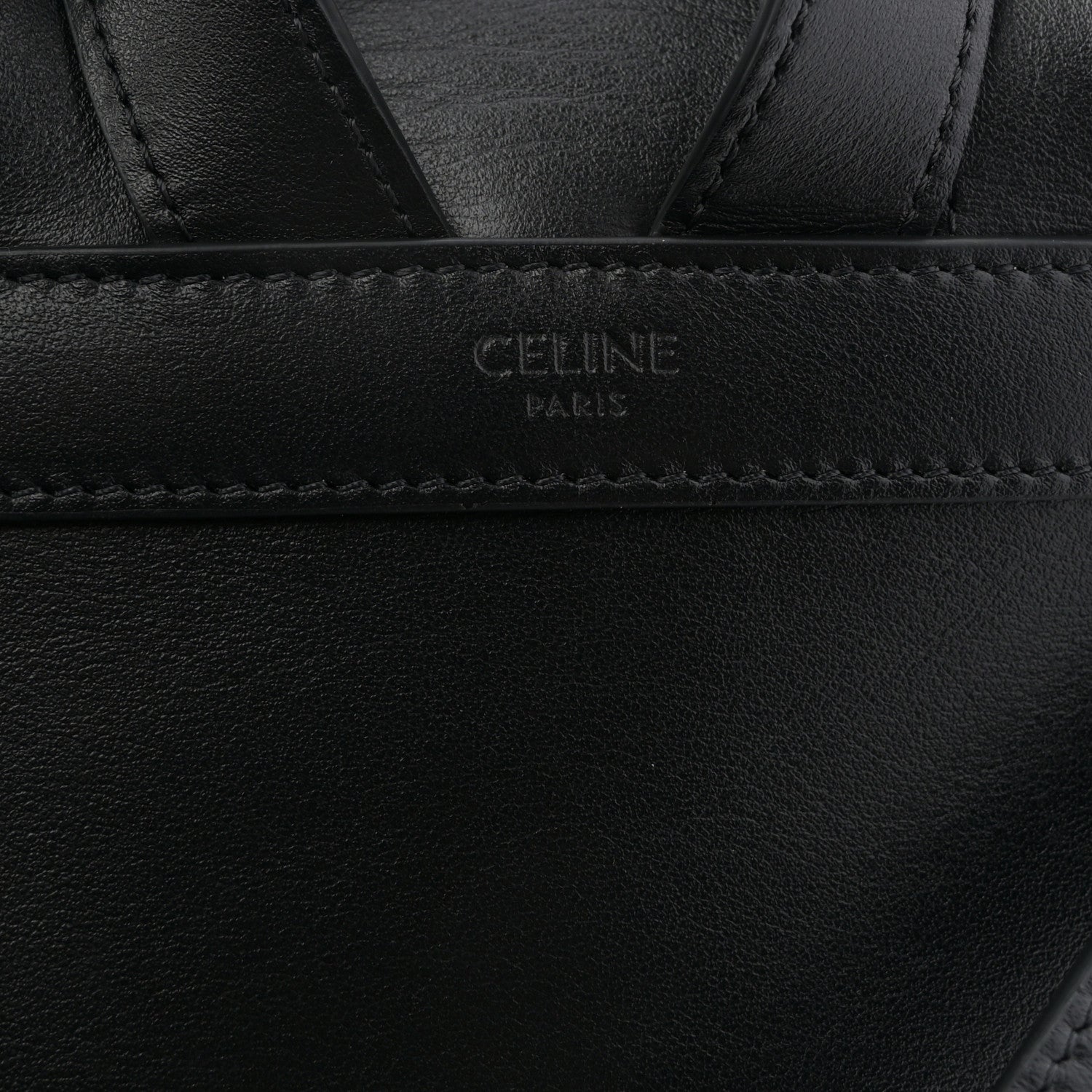 Celine Triomphe Calfskin Bonnie Backpack Black 6 of 11