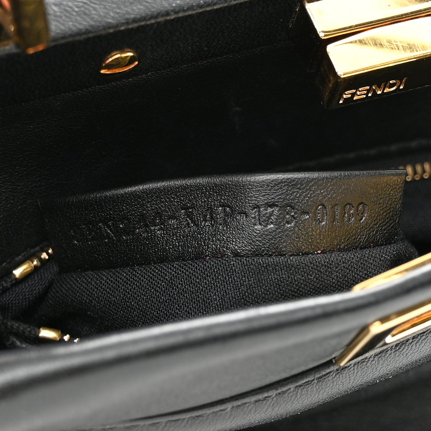 Nappa Mini Peekaboo Iconic Satchel Black