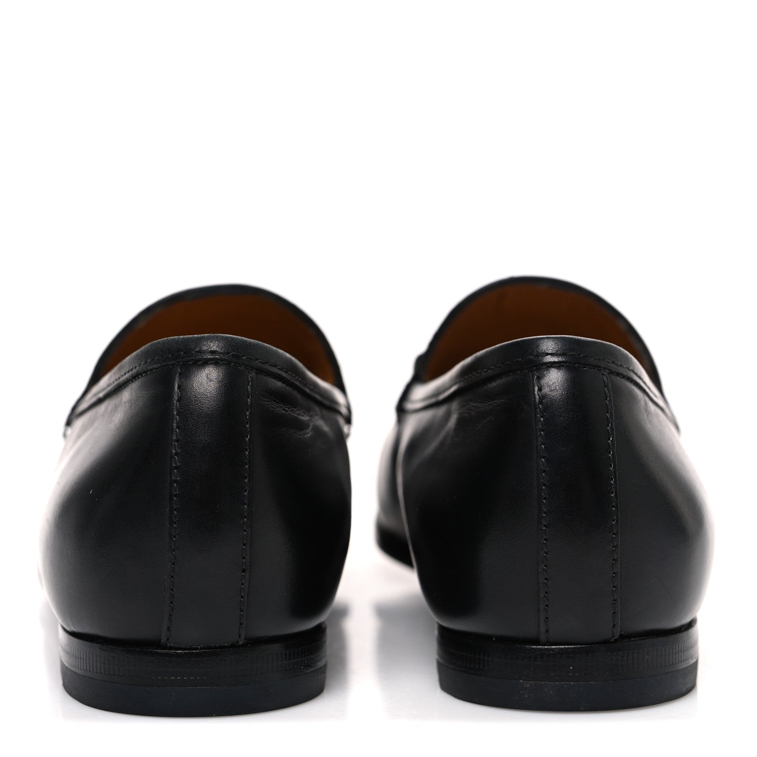Gucci Calfskin Womens Jordaan Loafers 35.5 Black 6 of 11