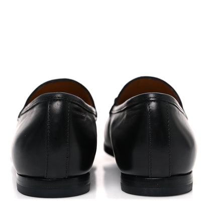Gucci Calfskin Womens Jordaan Loafers 35.5 Black 6 of 11