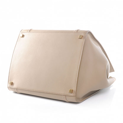 Celine Smooth Calfskin Medium Phantom Luggage Taupe 4 of 8