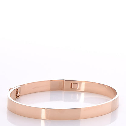 Hermes 18K Rose Gold Diamond PM Collier De Chien Bracelet ST 3 of 7