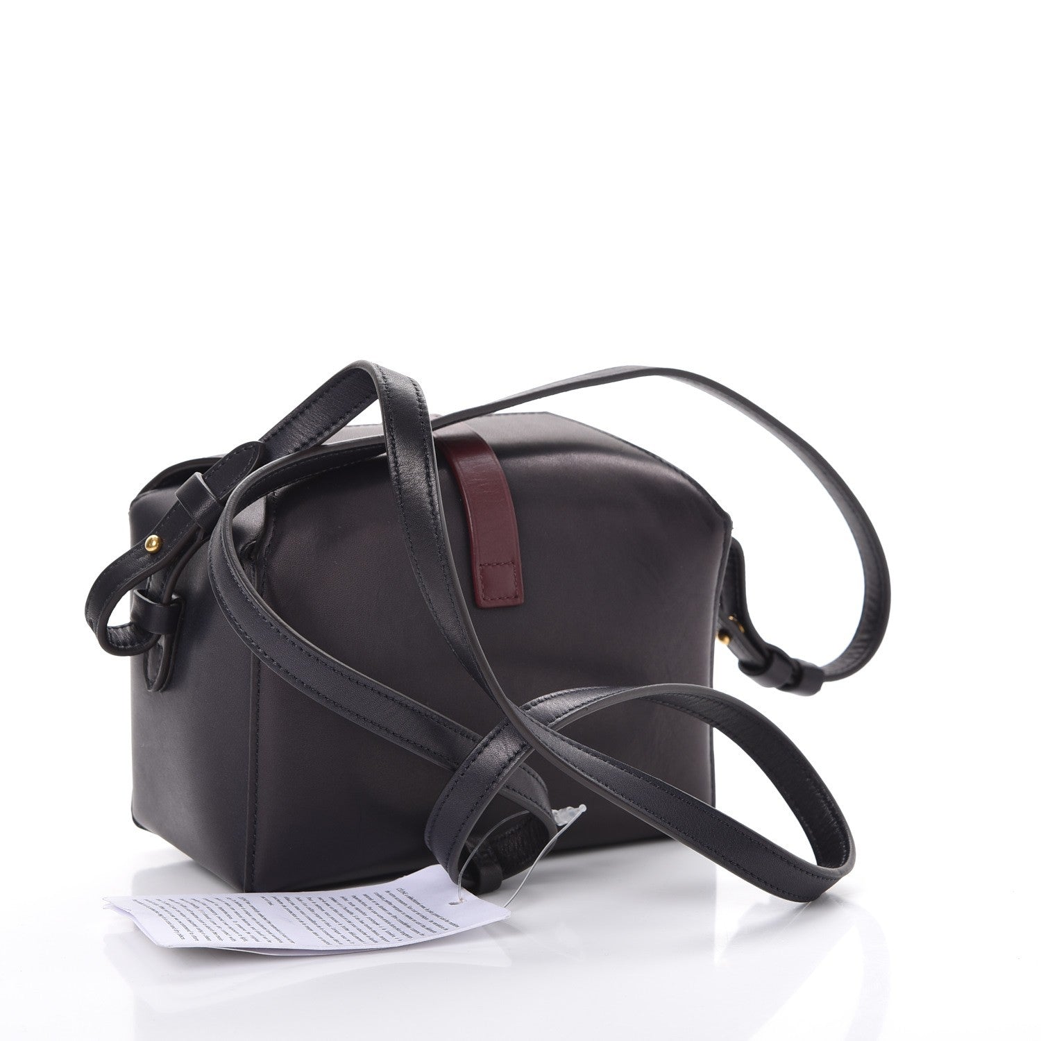 Celine Sleek Calfskin Box On Strap Bag Navy Blue 3 of 8