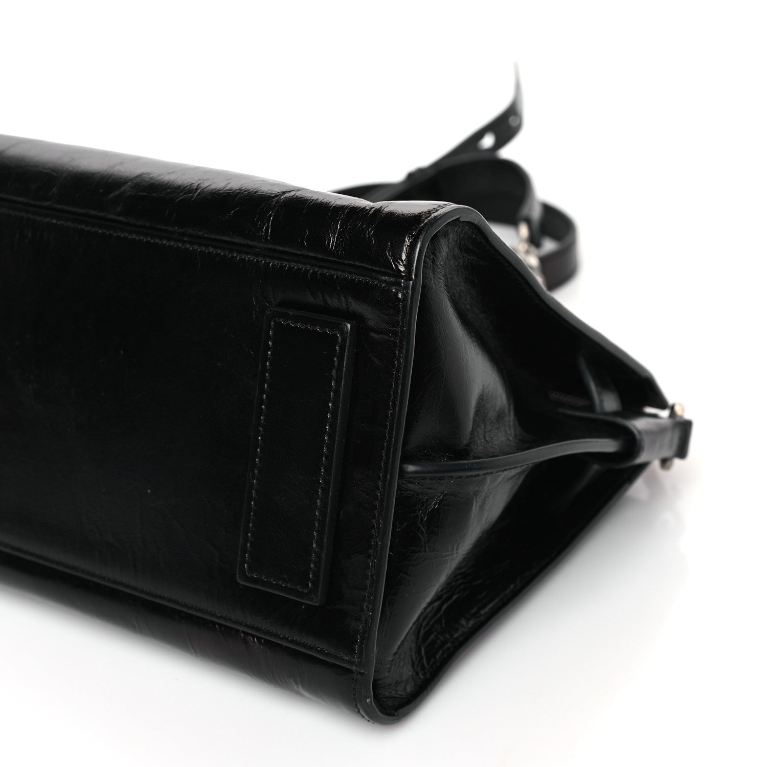 Saint Laurent Glace Calfskin Baby Souple Sac De Jour Black 9 of 10