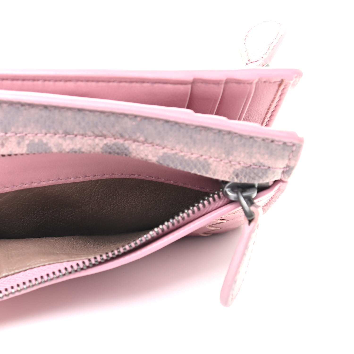 Bottega Veneta Nappa Ayers Intrecciato Compact Wallet 7 of 9