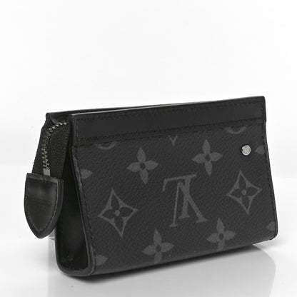 Louis Vuitton Monogram Eclipse Key Pouch Voyage 3 of 9