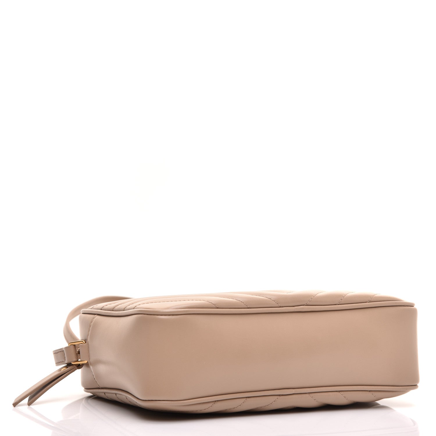 Saint Laurent Calfskin Matelasse Monogram Lou Camera Bag Dark Beige 4 of 10