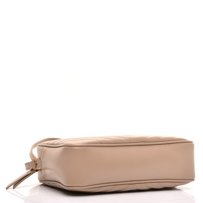 Saint Laurent Calfskin Matelasse Monogram Lou Camera Bag Dark Beige 4 of 10