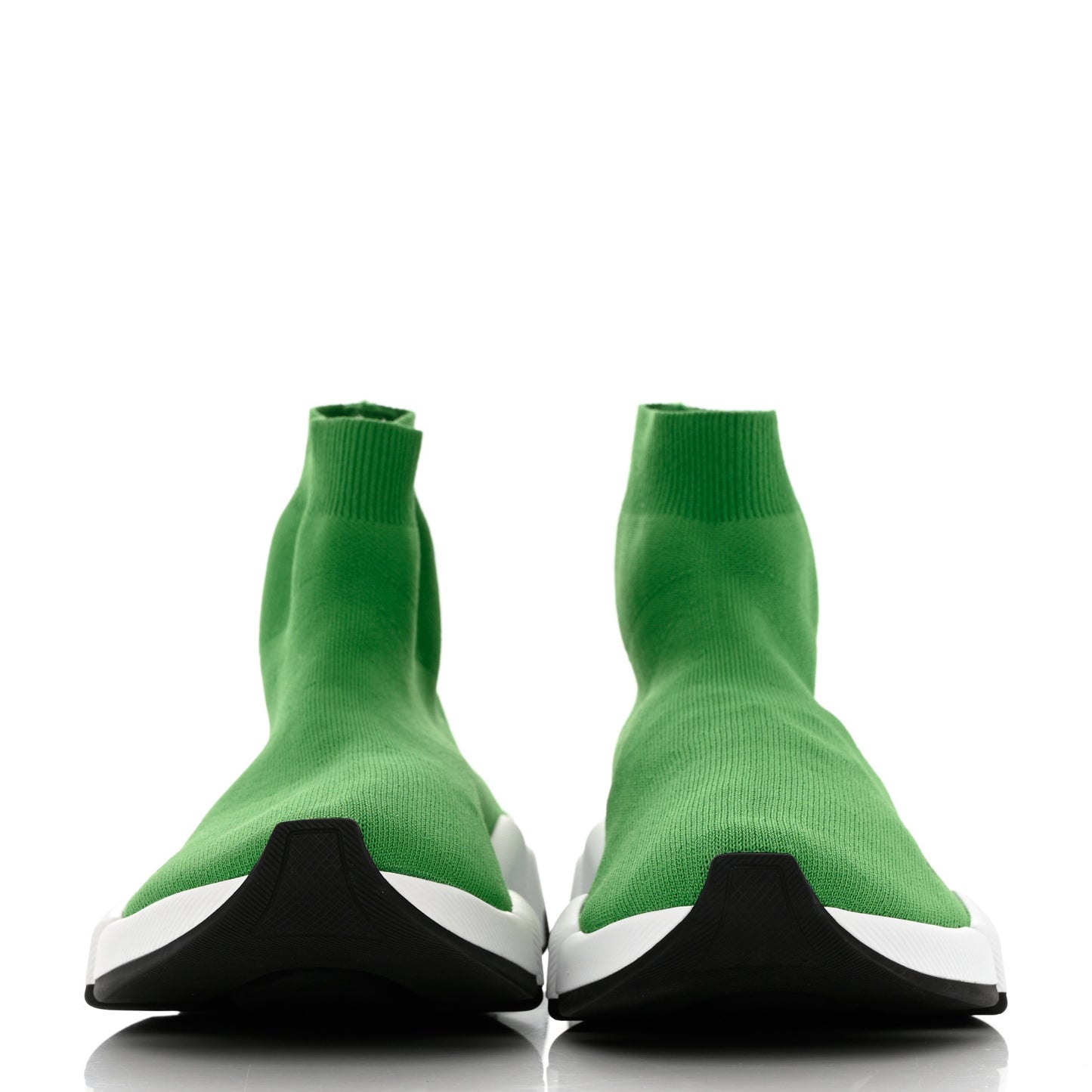 Technical 3D Recycled Knit Bi-Color Sole Mens Speed 2.0 Sneakers 45 Green