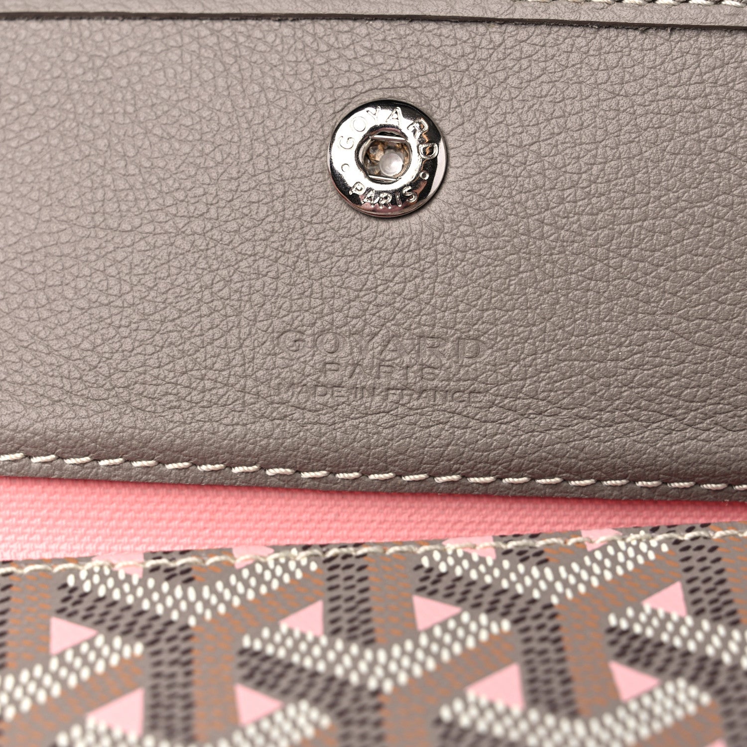 Goyard Goyardine Saint Louis Claire Voie PM Grege Powder Pink 7 of 9