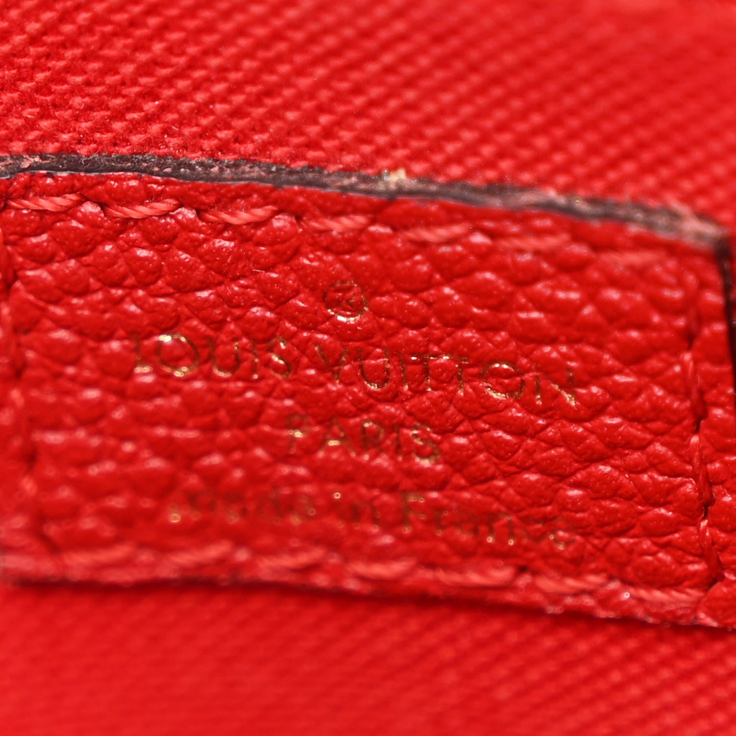 Louis Vuitton Empreinte Montaigne Nano Cherry 7 of 10