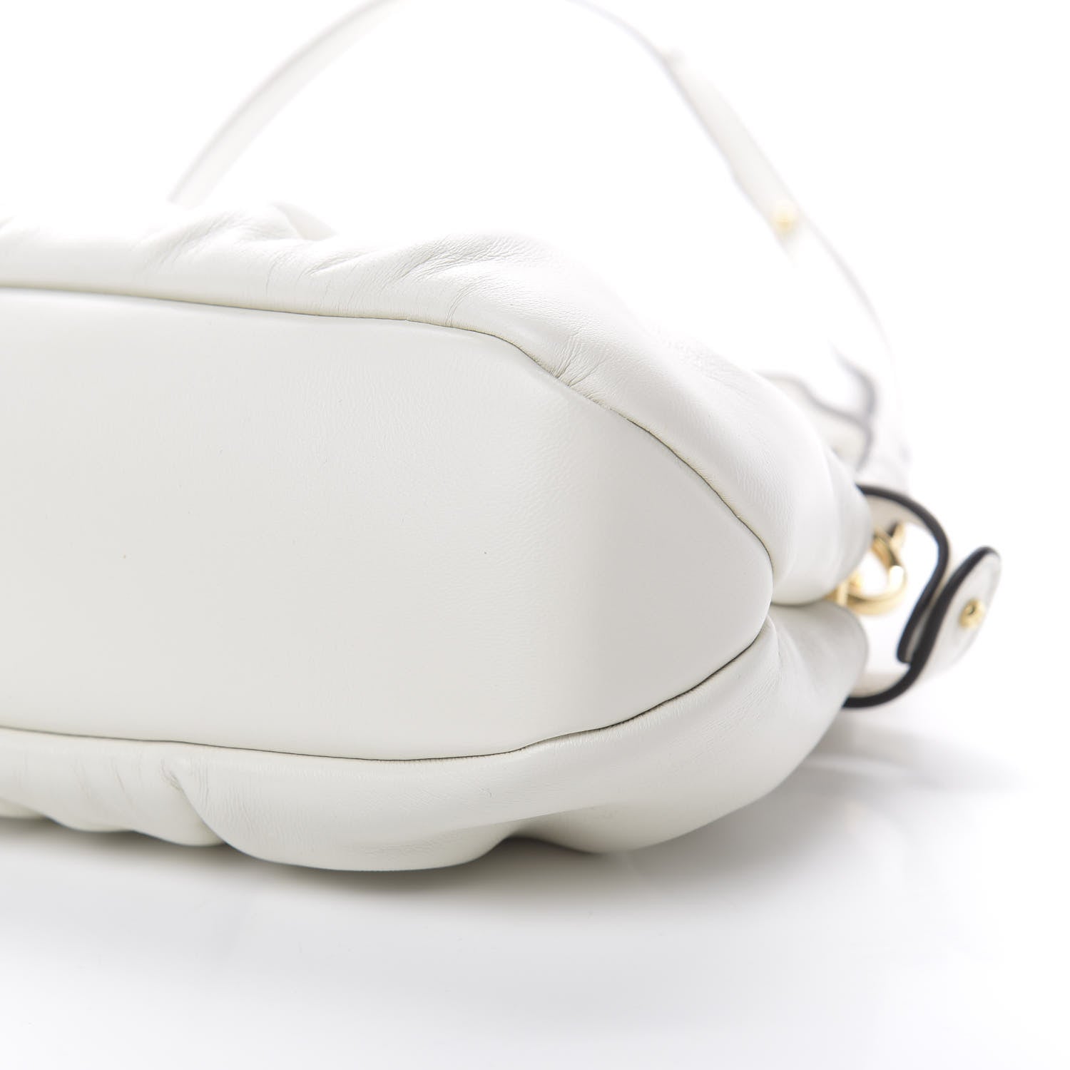 Fendi Shiny Nappa Small Peekaboo Click Bag White 11 of 11