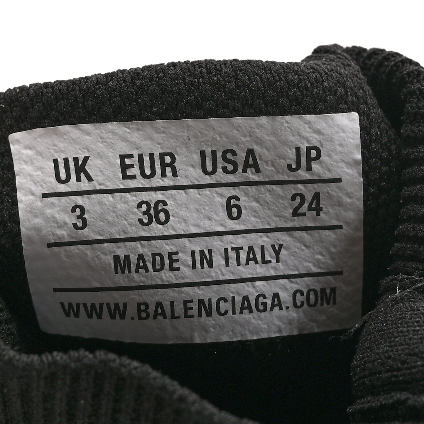 Neoprene Knit Womens Speed Sneakers 36 Black White