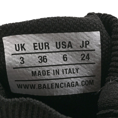 Balenciaga Neoprene Knit Womens Speed Sneakers 36 Black White 6 of 7