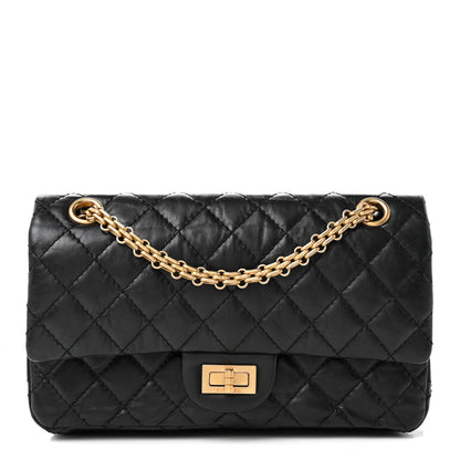 Chanel Aged Calfskin Quilted 2.55 Reissue 225 Flap Black 1 of 10