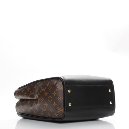 Louis Vuitton Calfskin Monogram Kimono Tote Black 4 of 7