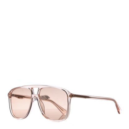 Gucci Squared Aviator Sunglasses GG0262S Pink 1 of 7