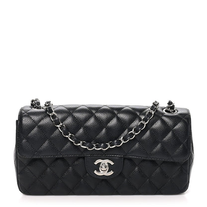 Chanel Caviar Quilted East West Flap Black 1 of 11
