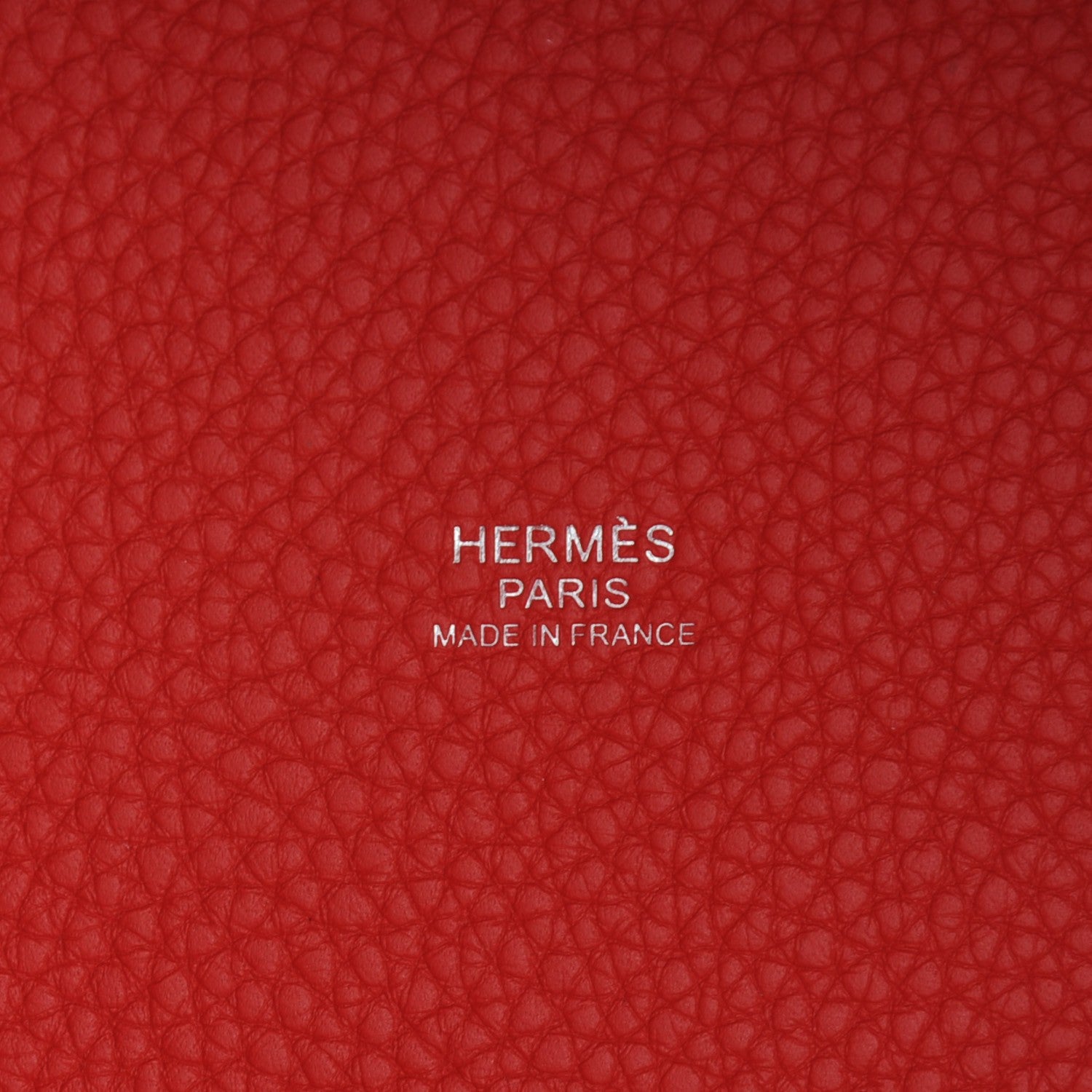 Hermes Taurillon Clemence Picotin Lock 22 MM Rouge Tomate 6 of 7