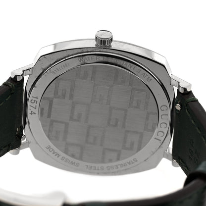 Gucci Stainless Steel Calfskin 35mm Grip Quartz Watch Black 4 of 5