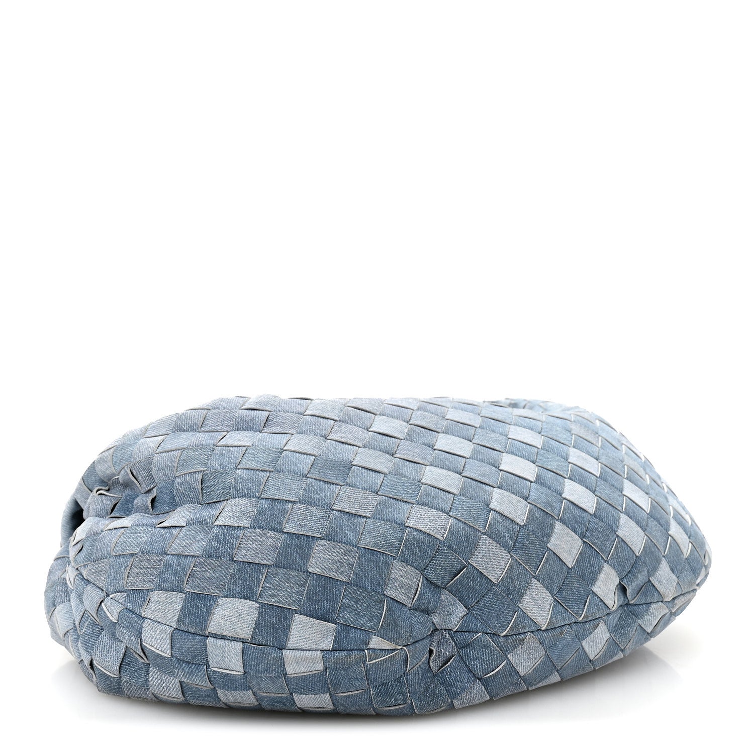 Bottega Veneta Nappa Denim Effect Intrecciato Teen Jodie Hobo Denim 4 of 9