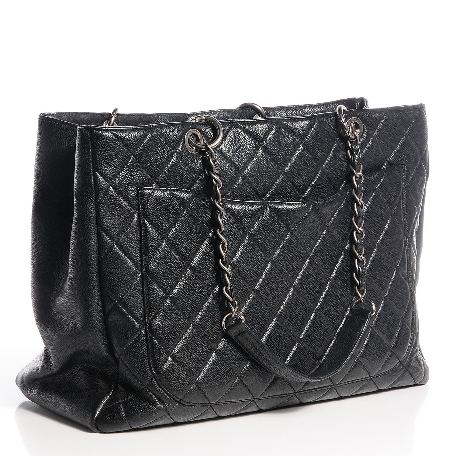 Chanel Caviar XL Grand Shopping Tote GST Black 3 of 8