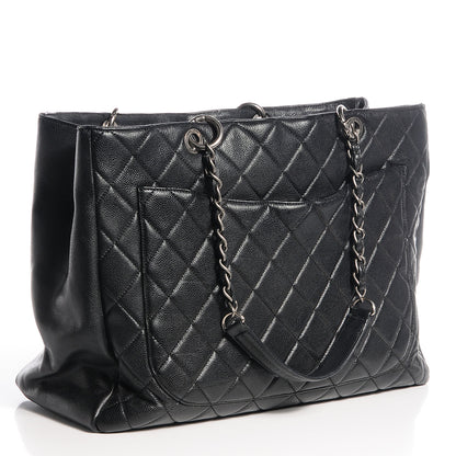 Chanel Caviar XL Grand Shopping Tote GST Black 3 of 8