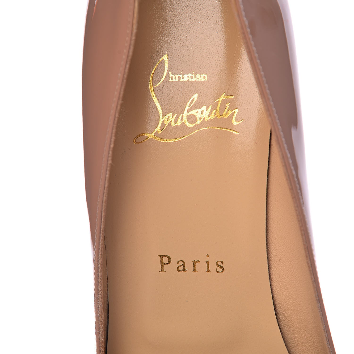 Christian Louboutin Patent Pigalle 85 Pumps 37 Nude 6 of 11