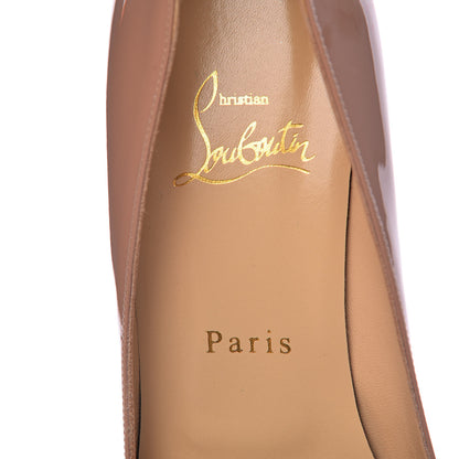 Christian Louboutin Patent Pigalle 85 Pumps 37 Nude 6 of 11