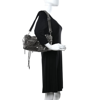 Balenciaga Agneau Classic Hardware Box Bag Metallic 2 of 9