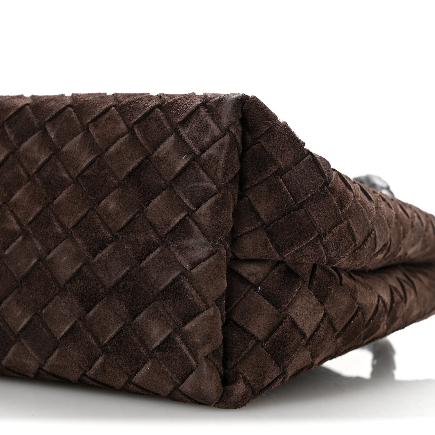 Bottega Veneta Suede Intrecciato Medium Andiamo Shoulder Bag Fondant 9 of 10
