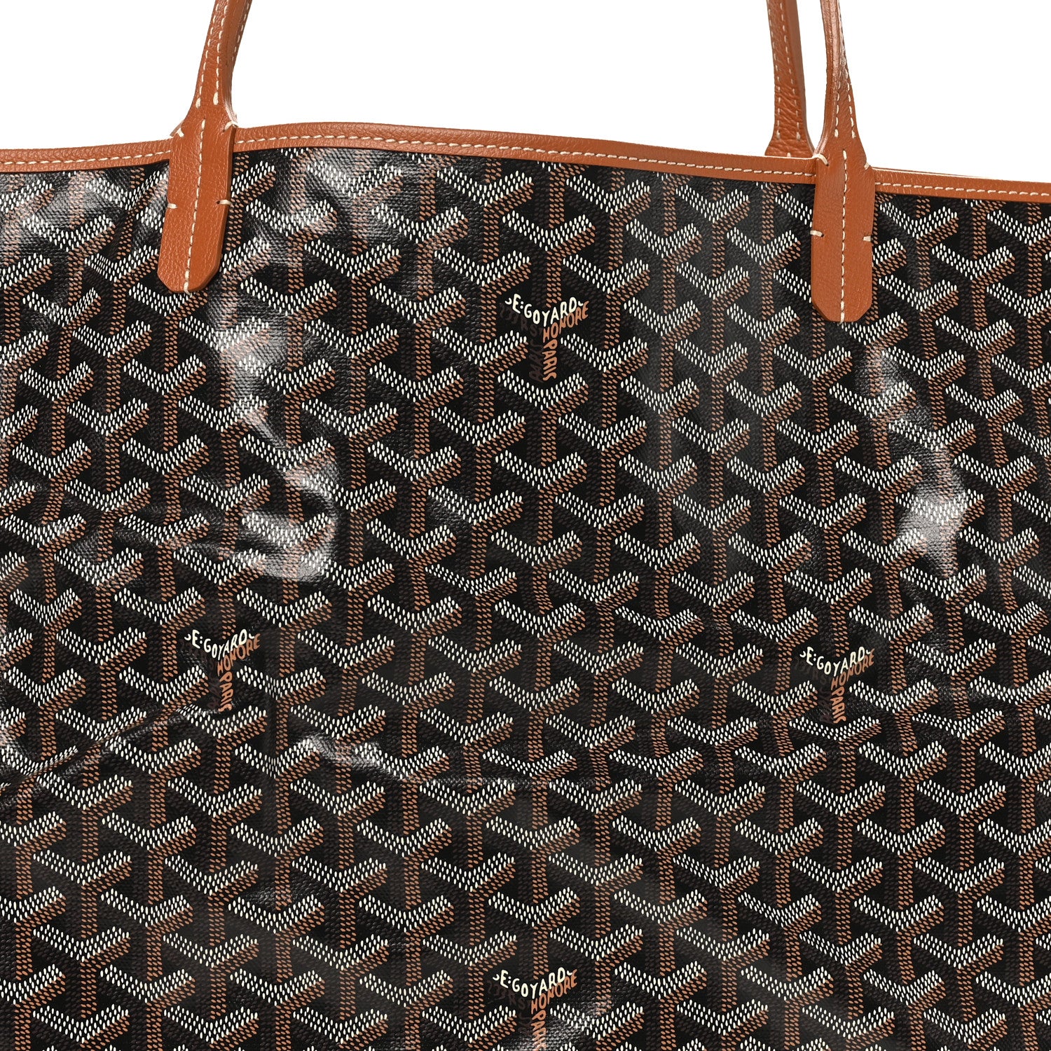 Goyard Goyardine Saint Louis GM Black Gold 9 of 11