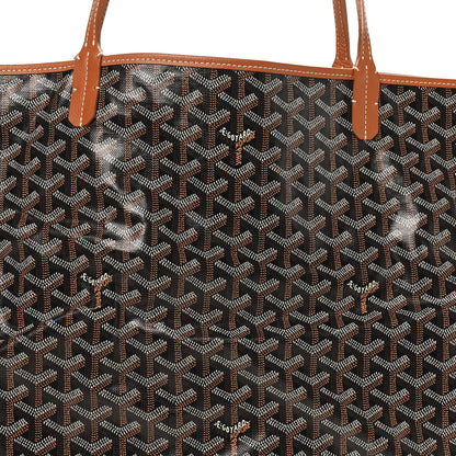 Goyard Goyardine Saint Louis GM Black Gold 9 of 11
