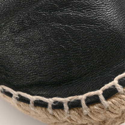 Chanel Lambskin CC Espadrilles 37 Black 11 of 11