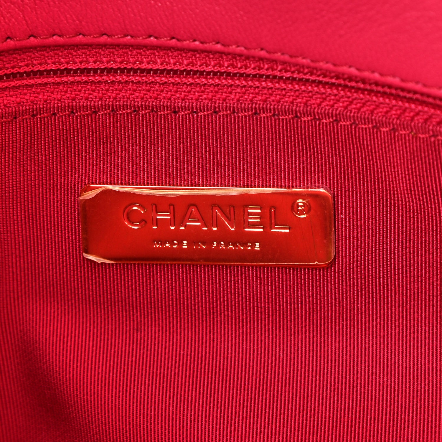 Chanel Lambskin Quilted Medium Chanel 19 Flap Dark Pink 6 of 11