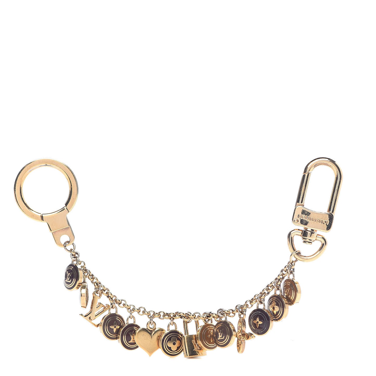 Pastilles Key Chain Bag Charm Brown