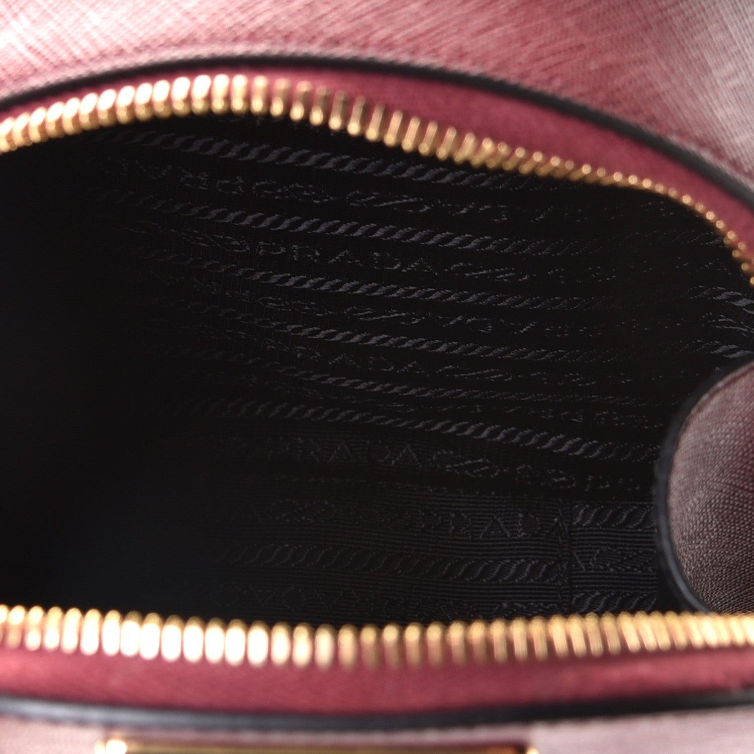 Prada Saffiano Lux Mini Odette Backpack Cerise 4 of 6
