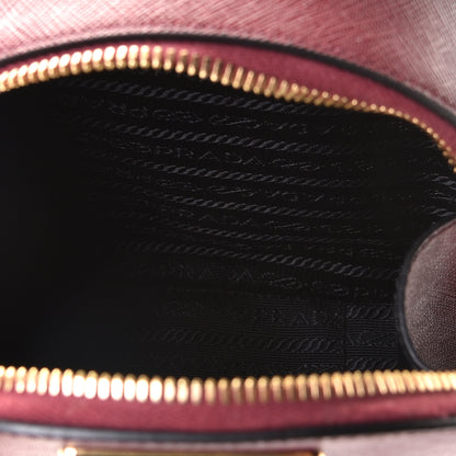 Prada Saffiano Lux Mini Odette Backpack Cerise 4 of 6