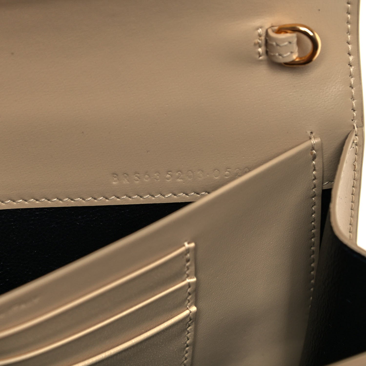Saint Laurent Smooth Calfskin Mini Paris Bag Beige 9 of 9