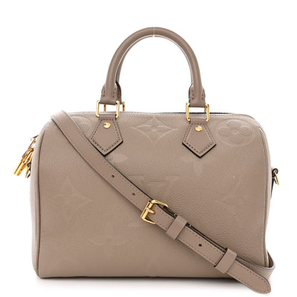 Louis Vuitton Empreinte Monogram Giant Speedy Bandouliere 25 Tourterelle 1 of 11