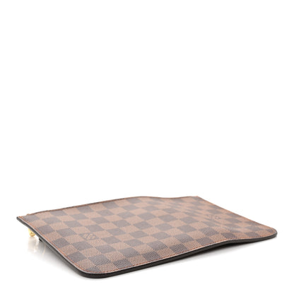 Louis Vuitton Damier Ebene Neverfull MM GM Pochette Rose Ballerine 4 of 8