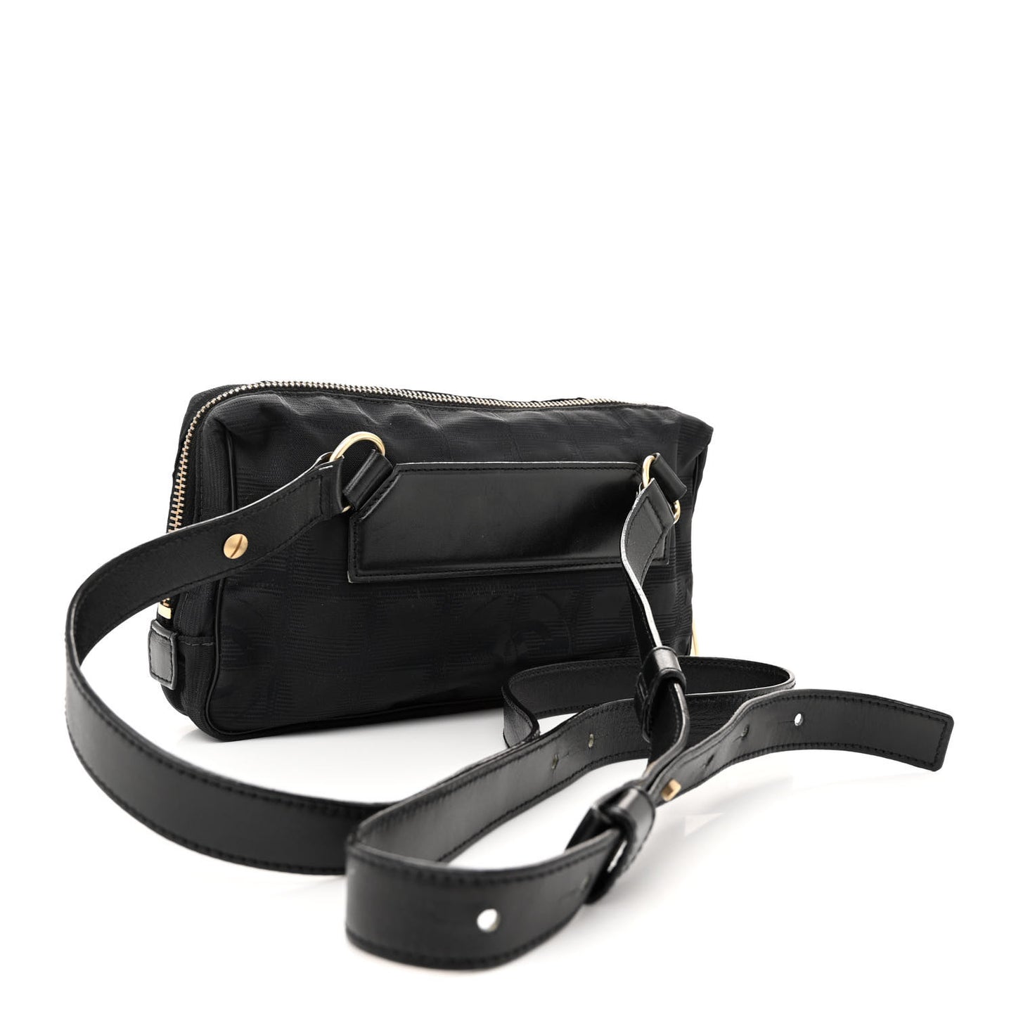 Nylon Sport Waist Bag Black
