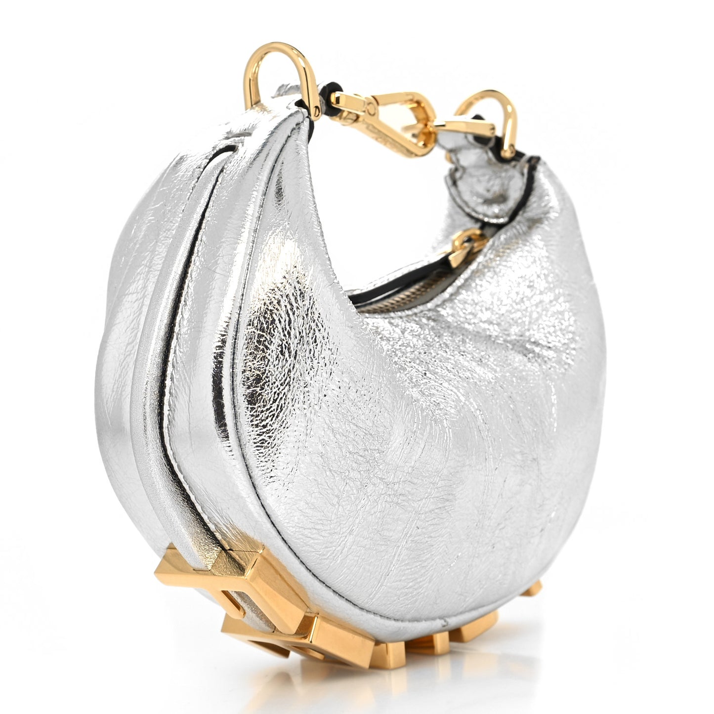 Rock Millenium Nano Fendigraphy Hobo Charm Argento